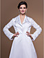  Long Sleeve Satin Special Occasion Jacket/Wedding Wrap(More Colors)