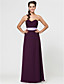  Sheath/Column Sweetheart Floor-length Chiffon Bridesmaid Dress With Sash/Ribbon