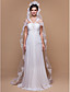  One-tier Chapel Wedding Veils With Scalloped/Lace Applique Edge (More Colors)