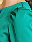  TS VINTAGE Contrast Color Puff Sleeve Velvet Dress