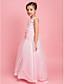  A-line Jewel Floor-length Organza Flower Girl Dress