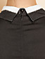  ts diamonded kraag blouse stijl schede jurk