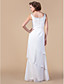  NASTYA - Vestido de Damas em Chifon com Xale