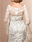  Trumpet/Mermaid Scoop Court Train Lace Wedding Dress