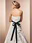  A-line Sweetheart Floor-length Taffeta Wedding Dress