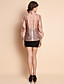  TS Kungliga High Neck Organza Ruffle Blouse skjorta