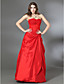  A-line Sweetheart Floor-length Taffeta Evening/Prom Dress