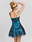  Ball Gown Spaghetti Straps Short/Mini Tulle Cocktail Dress