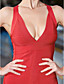  Sheath/Column V-neck Floor-length Bandage Dress