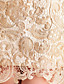  TS High End handgemaakte kralen Kant Half Sleeve Dress