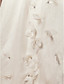  A-line Strapless Chapel Train Kapok Yarn Wedding Dress