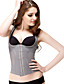  katoen niet-afneembare straps front busk sluiting korsetten dagelijkse slijtage shapewear