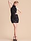  TS Halter Handmade 3D Floral Decor Bodycon Jersey Dress