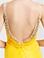  Trumpet/Mermaid Straps Sweep/Brush Train Chiffon Evening Dress