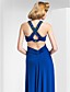  A-line Straps Ankle-length Knitwear Evening Dress