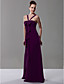  Empire V-neck Floor-length Chiffon Over Mading Bridesmaid/ Wedding Party Dress