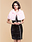  Faux Fur With Sashes/ Ribbons Special Occasion Shawl