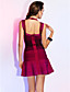  A-line Sweetheart Straps Sleeveless Short/Mini Bandage Dress