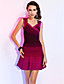  A-line Sweetheart Straps Sleeveless Short/Mini Bandage Dress