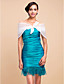  tule met lint bruiloft / feest shawl (meer kleuren)