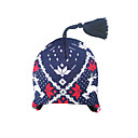 SAMII Jacquard Knit Beret Beanie Hat-Navy(Start From 20 Units)-Free Shipping