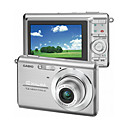 Casio EX-Z75 digitale camera 7.2mp 3x anti shake optische zoom / zilver (2gb sd card + meer)