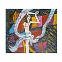 Handmade Modern Art Oil Painting on Canvas With Wood Frame/ High quality (ZS-019)-Free Shipping
