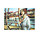 Handmade Modern Art Oil Painting on Canvas With Wood Frame/ High quality (ZS-085)-Free Shipping