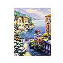 Handmade Landscape Art Oil Painting on Canvas With Wood Frame (DH-042) -Free Shipping