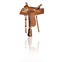 Chestnut Western Rancher Horse Saddle(MS031)