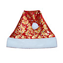 Extra heavy Non-woven Bronzing Christmas Hat (FS018)(Start From 50 Units)-Free Shipping