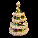 mooie legering kerst-boom sieraden doos / trinket box (QTS-006) (vanaf 10 stuks)-gratis verzending
