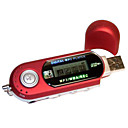 1gb mp3 player vermelho pequeno m3003 (início a partir de 5 unidades) frete grátis