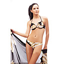 Sexy Hawaiian Floral Two Piece Halter Bikini Swimwear (YZ8509)