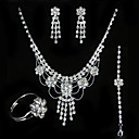 prunkvolle Hochzeit schmuck 4-teiliges Set (typj015) (Beginn ab 10 Stück) versandkostenfrei