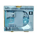 PS3 3 in 1 Multi-Function Charger Stand White (LK035) (Start From 10 Units)