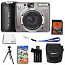 Canon PowerShot A650 IS 12.4MP Digital Camera + 4GB SD Card  + 6 Bonus