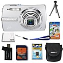 Olympus FE-330 8.0MP Digital Camera + 1GB xD Card + Extra Battery + 6 Bonus