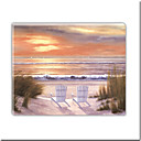 Handmade Oil Painting with Stretched Bar - Paradise Sunset 16" x 20" (SZH265) Free shipping