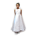 Fairy A-line Tea-length Satin Flower Girl Dress (HSX633) (Start From 3 Units) Free Shipping