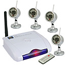 2,4 GHz de cuatro canales a distancia con receptor inalámbrico 4x cámara de visión nocturna inalámbrica (szq351)