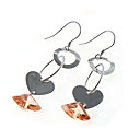 mode champagne zircon cubique earring - boucle d'oreille en argent sterling 10363 champagne (szy