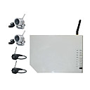 Quatro canais receptor 2.4ghz quad 4x sem fio com câmeras sem fio (szq370)