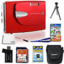 FUJIFILM Fuji FinePix Z20fd 10.0mp Digitalkamera mit 2,5-Zoll-LCD-4 GB SD + Akku 6-Bonus (szw595)