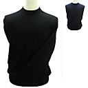 schwarze Männer / blau 100% Cashmere Langarm Sweater mit Rundhalsausschnitt. (yrs058)