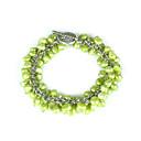 pulseira de pérolas verdes (lsp047) (desde 5 unidades) frete grátis