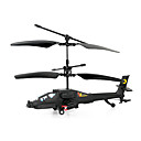 3 canali interni mini radio co-asse di controllo remoto RC elicottero apache rtf