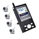 2,5 pouces 2.4ghz quatre canaux numériques sans fil avec dvr motion détecter 4x vision nocturne (szq