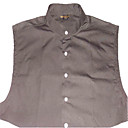 punto colletto di cotone poli camicia senza maniche economico / camicia (mcs012)