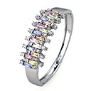 Plaqué or 18k classique cz zircon cubique-bracelets bracelet 81010-15 (szy1672)